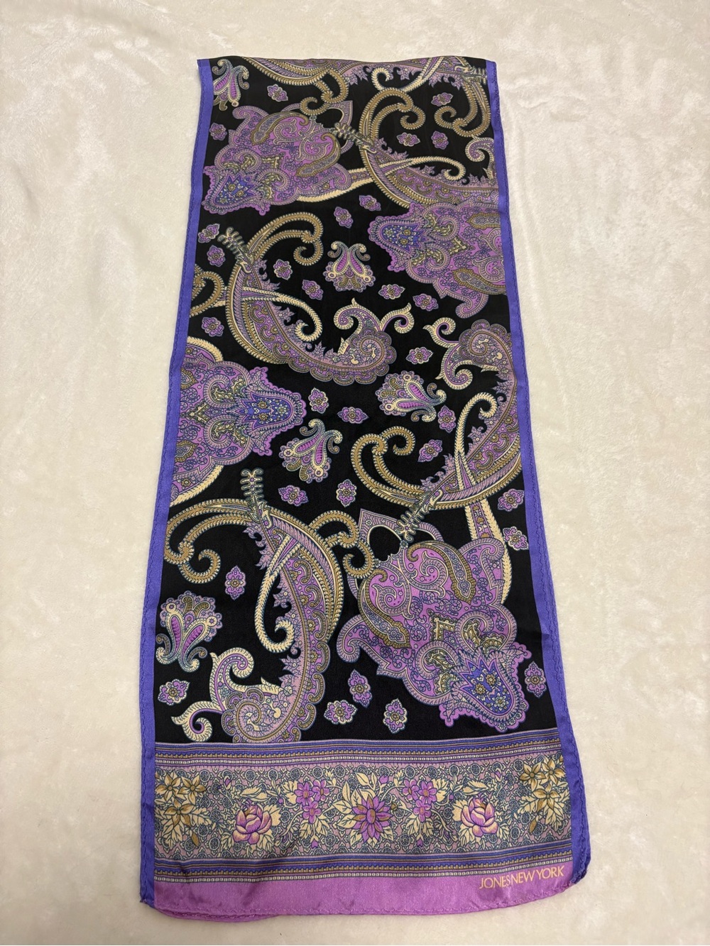 Vintage Silk Scarf Lot Bundle (7) Paisley Floral Geometric Designer Prints - Picture 7 of 16